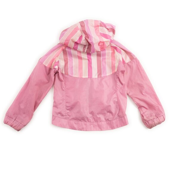NIKE girls lightweight pink hooded windbreaker jacket size M (5-6yrs) - Picture 3 of 8